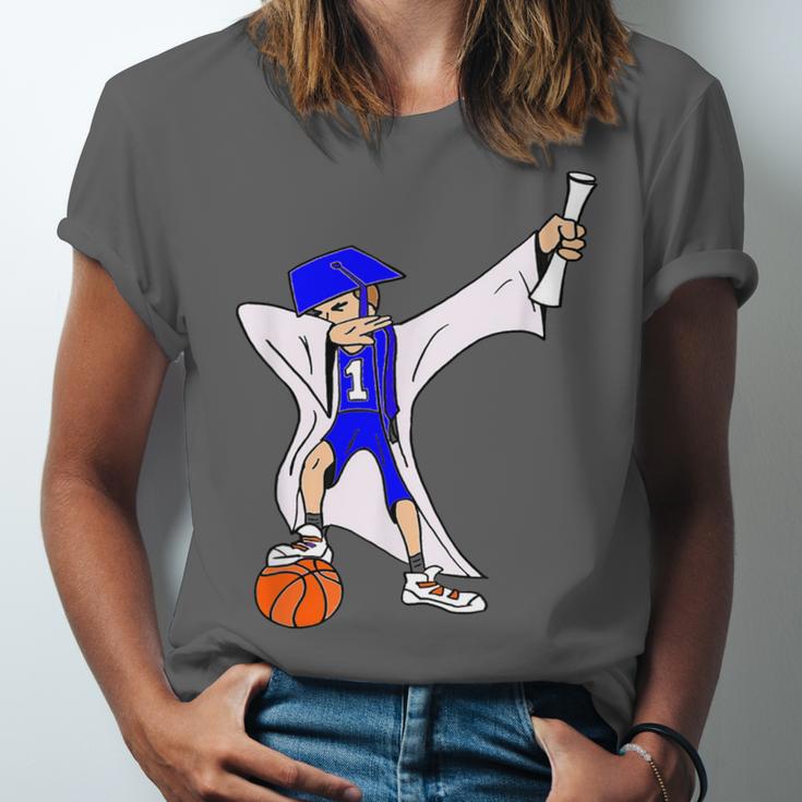 Basketball Dabbing Shirt Senior Graduation Him Her Unisex Jersey T-Shirt