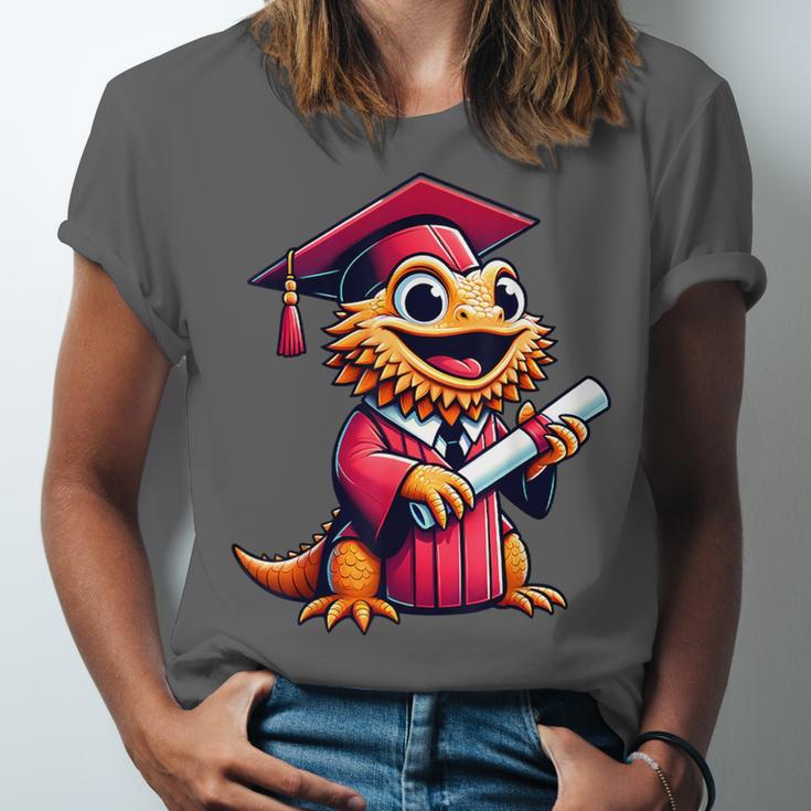Bearded Dragon Graduation Kindergarten Elementary Girl Boy Unisex Jersey T-Shirt