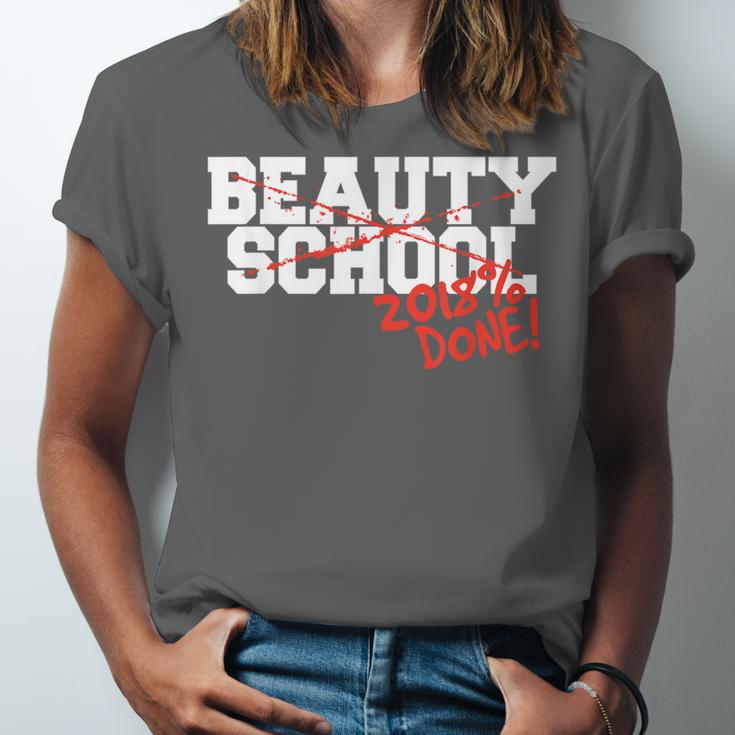 Beauty School Graduation Class Of 2018 Unisex Jersey T-Shirt