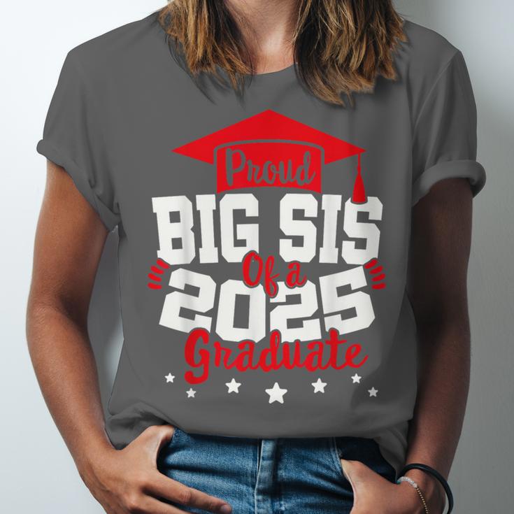 Big Sis Of a 2025 Graduate Class Senior Graduation Grad 25 Unisex Jersey T-Shirt