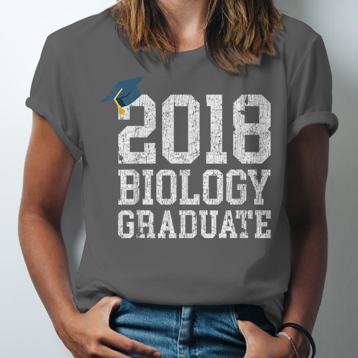 Biology Graduation Shirt 2018 Science Biology Graduate Unisex Jersey T-Shirt