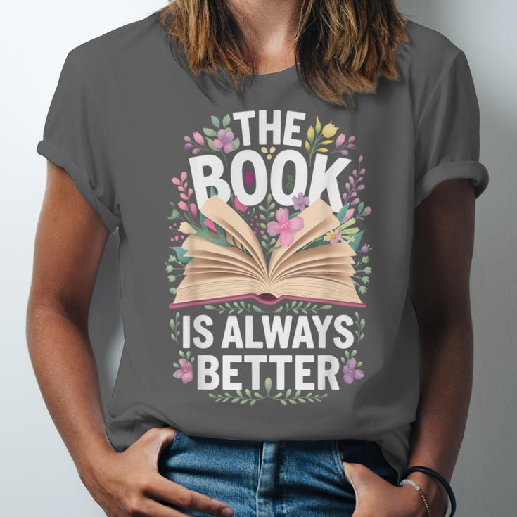 The Book Is Always Better Unisex Jersey T-Shirt