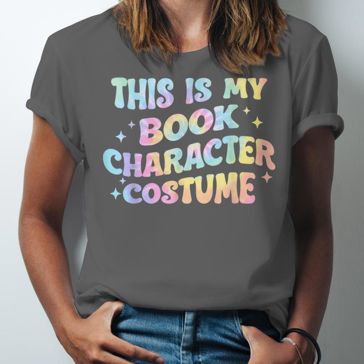 This Is My Book Character Costume Book Lover Groovy Unisex Jersey T-Shirt This Is My Book Character Costume Book Lover Groovy Unisex Jersey T-Shirt