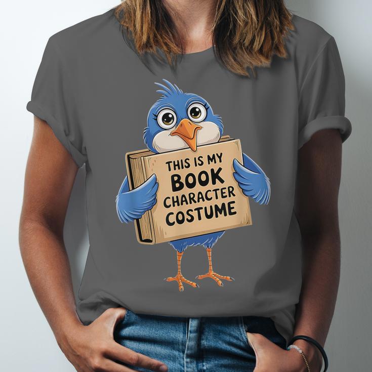 This Is My Book Character Costume Pigeon Kids Reading Unisex Jersey T-Shirt