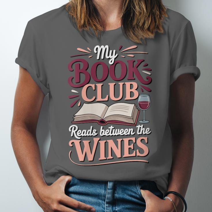My Book Club Reads Between The Wines Unisex Jersey T-Shirt