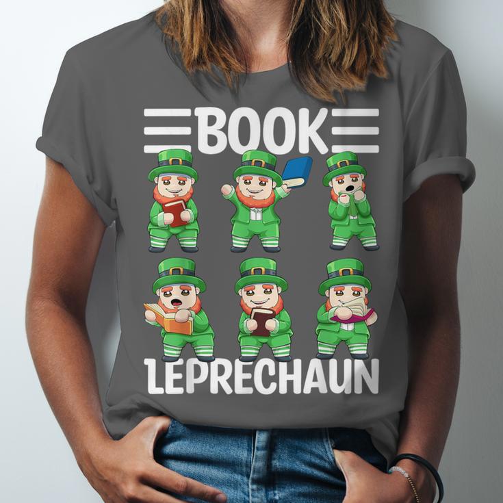 Book Leprechaun St Patrick's Day Library Librarian Reading Unisex Jersey T-Shirt Book Leprechaun St Patrick's Day Library Librarian Reading Unisex Jersey T-Shirt