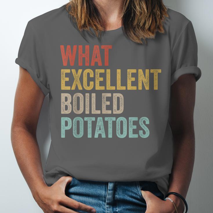 Book Lover Austen Literature What Excellent Boiled Potatoes Unisex Jersey T-Shirt Book Lover Austen Literature What Excellent Boiled Potatoes Unisex Jersey T-Shirt