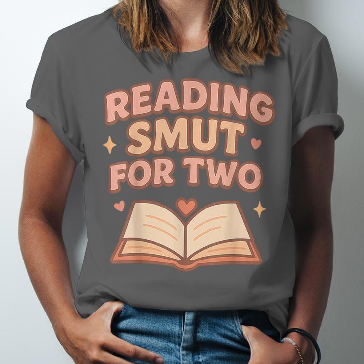 Book Lover Pregnancy Announcement Reveal Smut Unisex Jersey T-Shirt