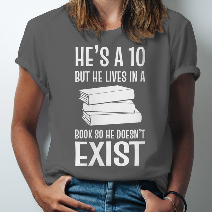 Book Lover Quotes Book Enthusiast Unisex Jersey T-Shirt