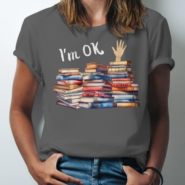 Book Lover For Women Readers Teacher Librarian Unisex Jersey T-Shirt