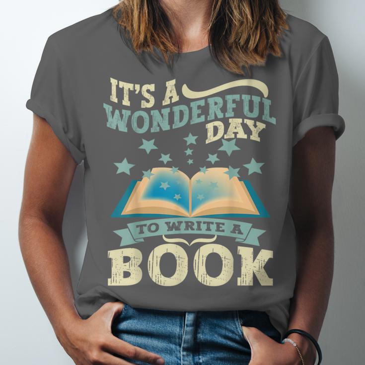 Book Lover Writer Author Unisex Jersey T-Shirt