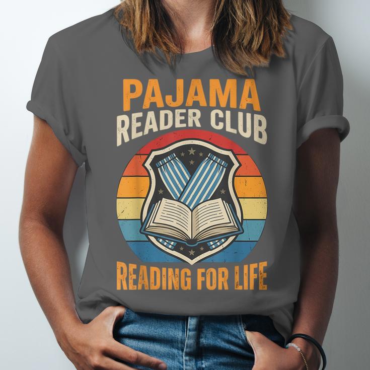 Book And Pajamas Reading Bedtime Unisex Jersey T-Shirt Book And Pajamas Reading Bedtime Unisex Jersey T-Shirt