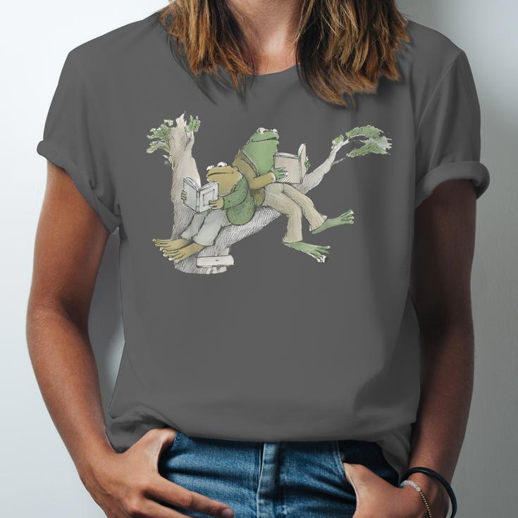 Book Shirt Frog Toad Vintage Book Frog Unisex Jersey T-Shirt