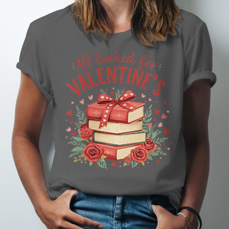 All Booked For Valentine's Book Lovers Romantic Readers Unisex Jersey T-Shirt All Booked For Valentine's Book Lovers Romantic Readers Unisex Jersey T-Shirt