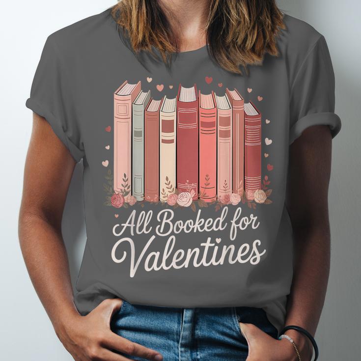 All Booked For Valentines Romantic Books Unisex Jersey T-Shirt All Booked For Valentines Romantic Books Unisex Jersey T-Shirt