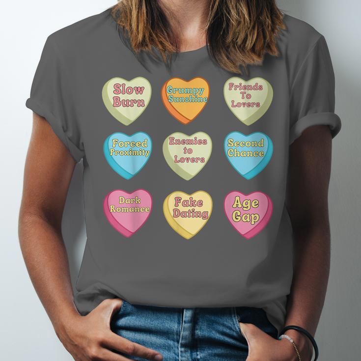 Bookish Romance Tropes Smut Reader Spicy Book Lover Unisex Jersey T-Shirt Bookish Romance Tropes Smut Reader Spicy Book Lover Unisex Jersey T-Shirt