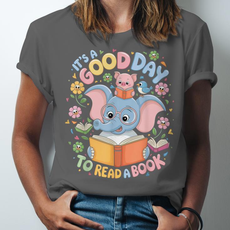 Books Lovers Kids Women Men It's A Good Day To Read A Book Unisex Jersey T-Shirt