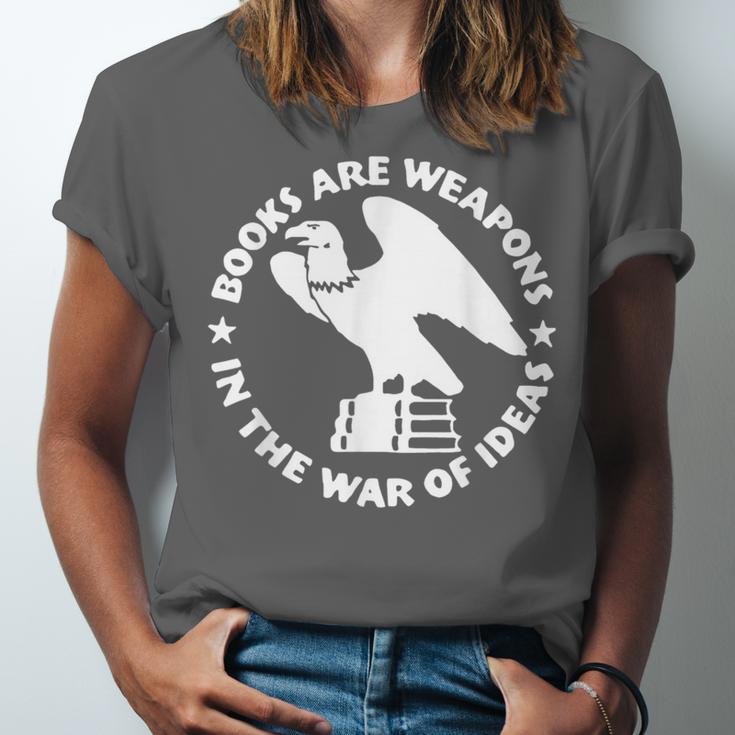 Books Are Weapons In The War Of Ideas Unisex Jersey T-Shirt