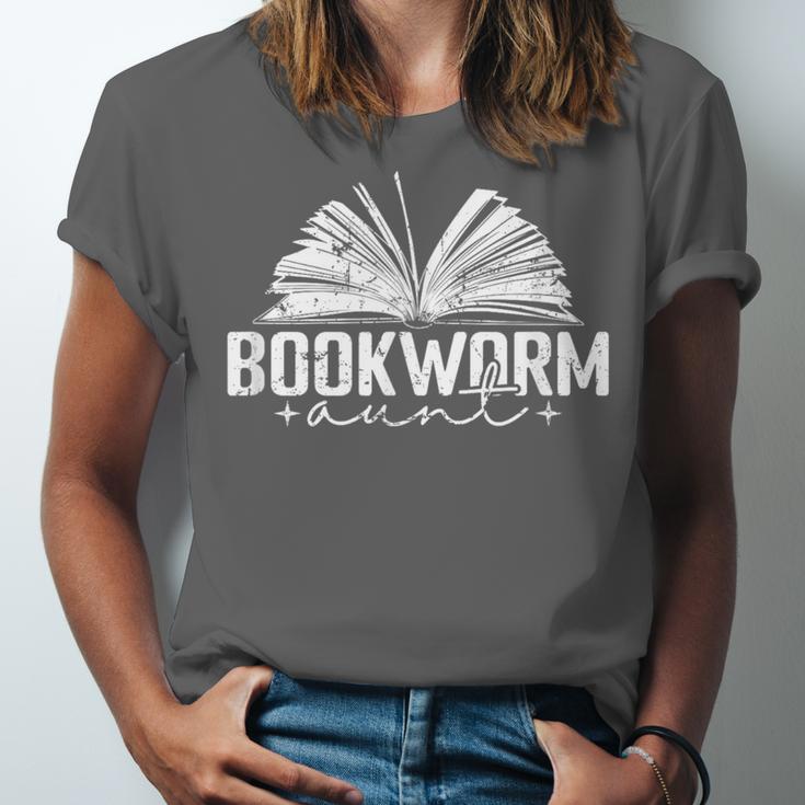 Bookworm Aunt Reading Lover Unisex Jersey T-Shirt