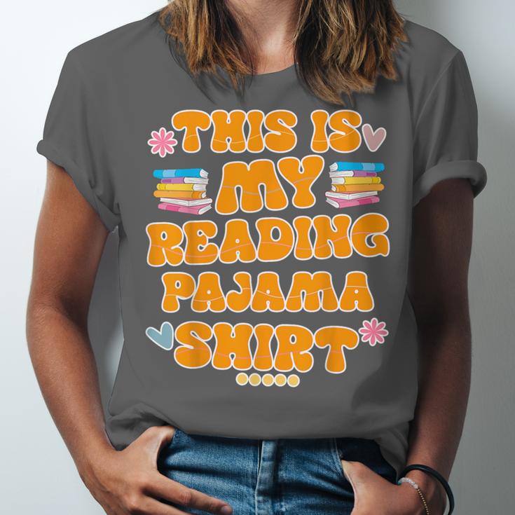 Bookworm This Is My Reading Pajama Book And Pajama Unisex Jersey T-Shirt