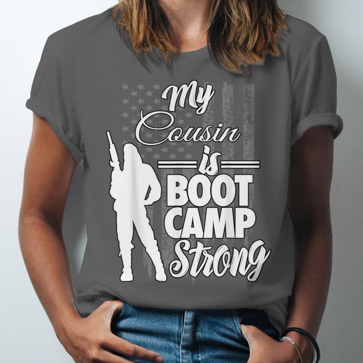 Boot Camp Graduation Military Cousin Support Tee Unisex Jersey T-Shirt
