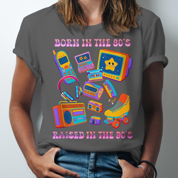 Born In The 80s Raised In The 90s Nostalgia Retro Memories Unisex Jersey T-Shirt Born In The 80s Raised In The 90s Nostalgia Retro Memories Unisex Jersey T-Shirt