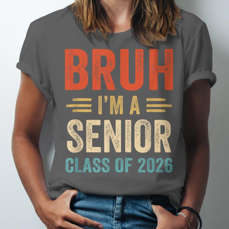 Bruh I'm A Senior Class Of 2026 Graduation Senior 2026 Unisex Jersey T-Shirt