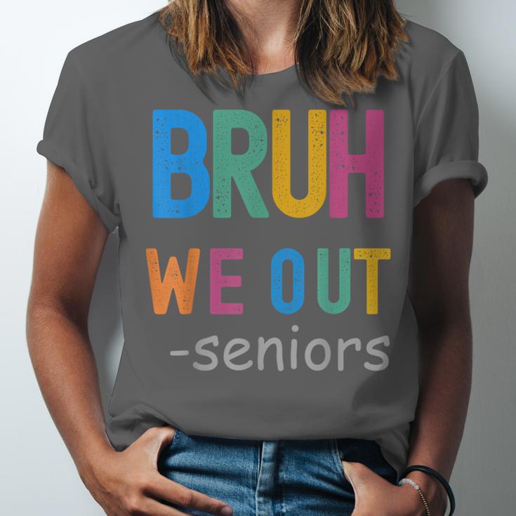 Bruh We Out Seniors Senior Year Back To School Graduation Unisex Jersey T-Shirt