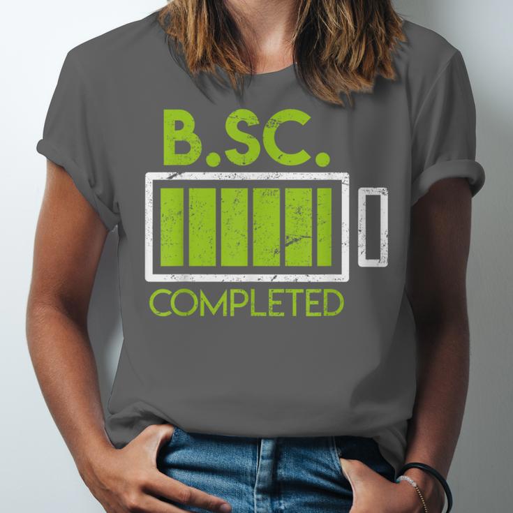 Bsc Completed Bachelor Of Science Graduation 2025 Unisex Jersey T-Shirt