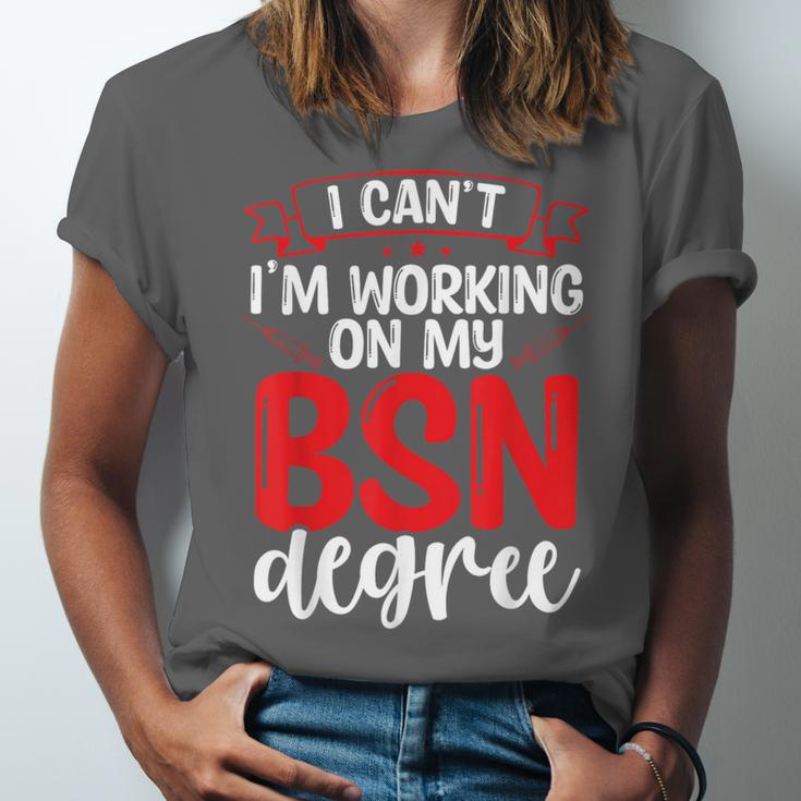 BSN Nurse Graduation Essentials BSN Nursing School Student Unisex Jersey T-Shirt