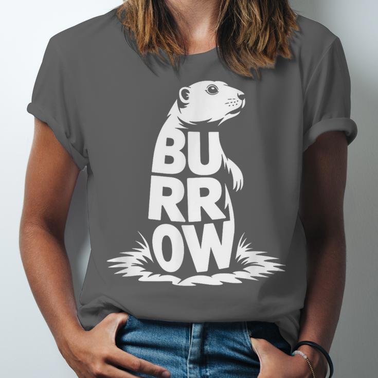 Burrow Prairie Dog Word Art Introvert Nature Retreat Men Women Kids Unisex Jersey T-Shirt Burrow Prairie Dog Word Art Introvert Nature Retreat Men Women Kids Unisex Jersey T-Shirt