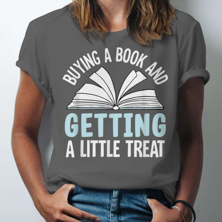 Buying A Book And Getting A Little Treat Unisex Jersey T-Shirt