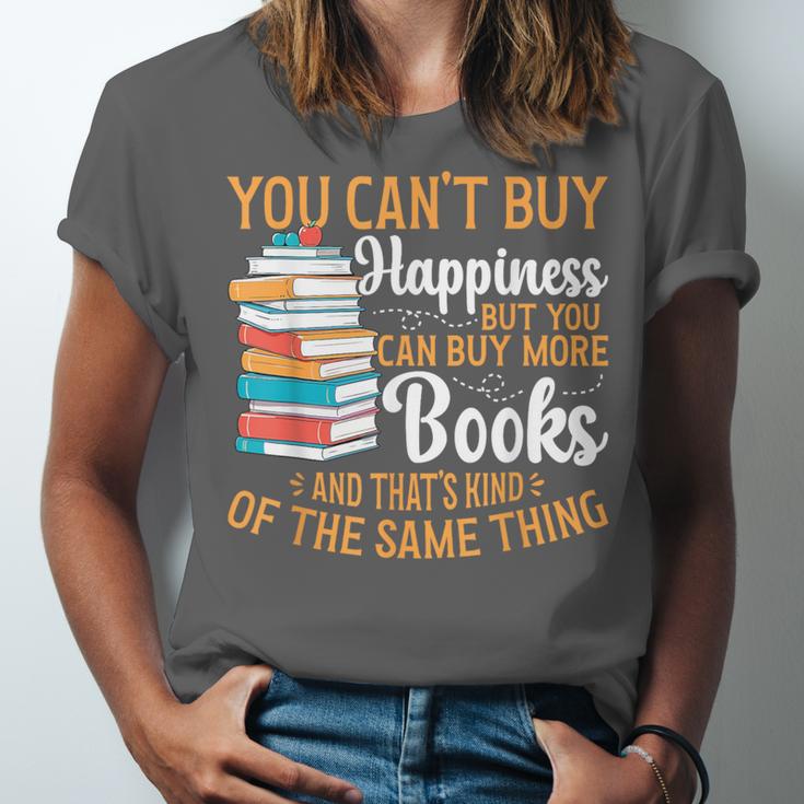 You Can't Buy Happiness But You Can Buy More Books Read Unisex Jersey T-Shirt