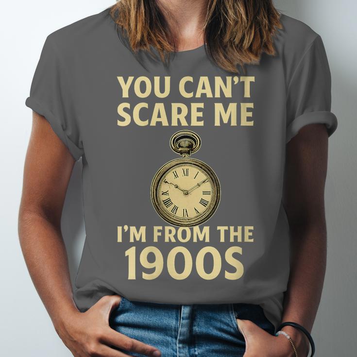 You Can't Scare Me I'm From The 1900s Vintage Pocket Watch Unisex Jersey T-Shirt