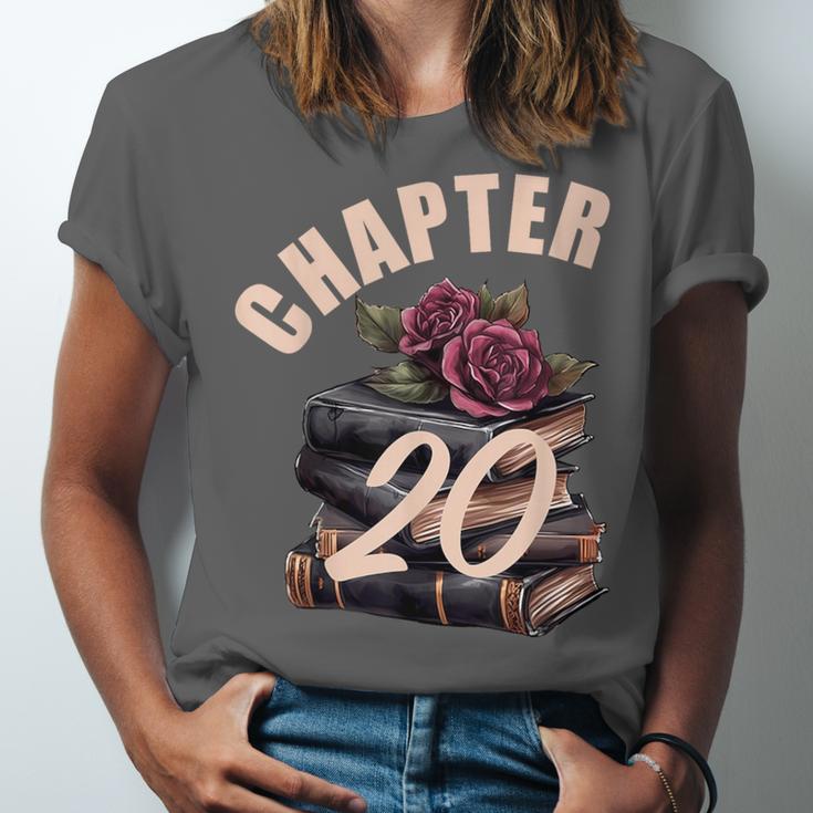 Chapter 20 20th Birthday Women Book Lovers Its My Birthday Unisex Jersey T-Shirt