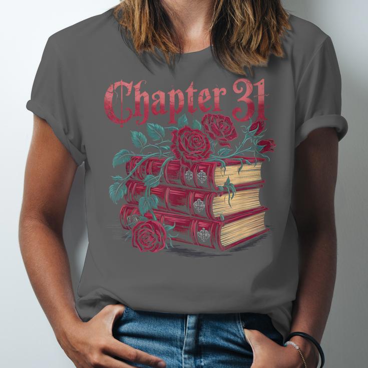 Chapter 31 Gothic 31st Birthday Book Lover Dark Romance Unisex Jersey T-Shirt Chapter 31 Gothic 31st Birthday Book Lover Dark Romance Unisex Jersey T-Shirt
