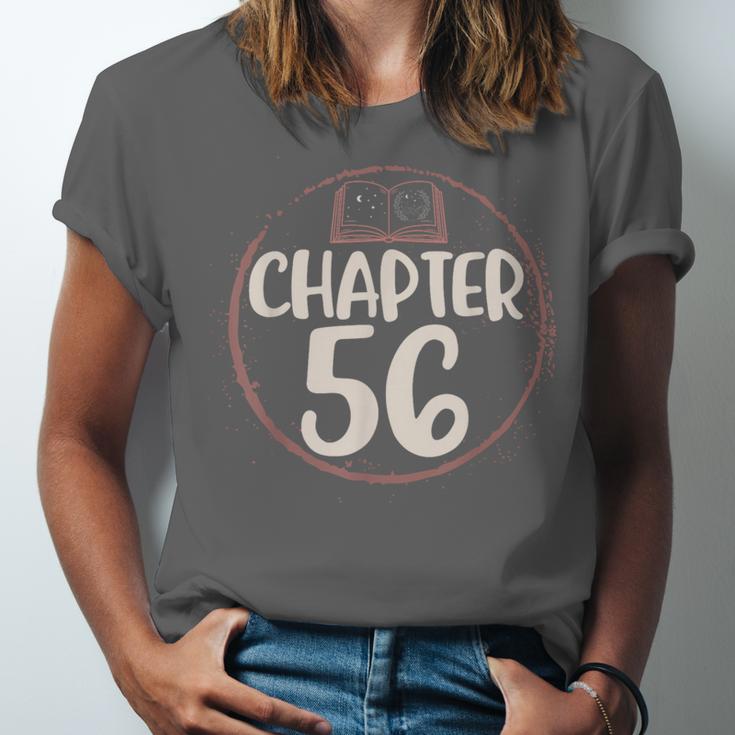 Chapter 56 Birthday Shirt For Women Book Lovers Love To Read Unisex Jersey T-Shirt
