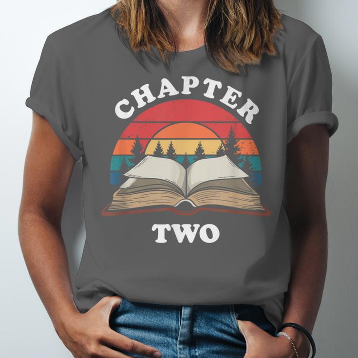 Chapter Two Book Reading 2nd Birthday 2 Year Old Unisex Jersey T-Shirt