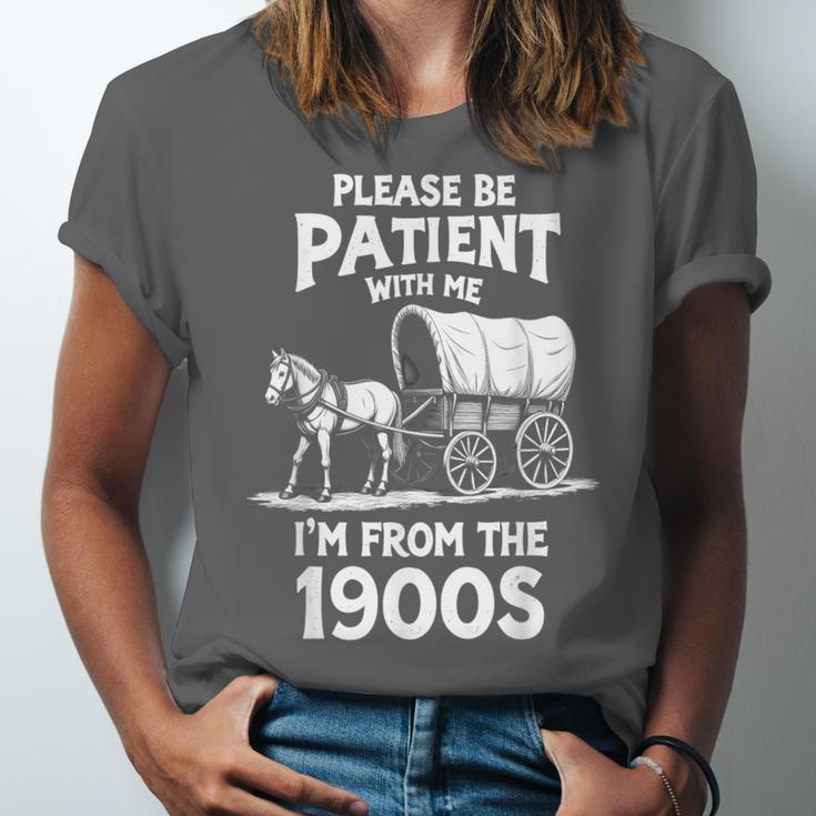Charming Slow Life Please Be Patient I'm From The 1900s Unisex Jersey T-Shirt Charming Slow Life Please Be Patient I'm From The 1900s Unisex Jersey T-Shirt