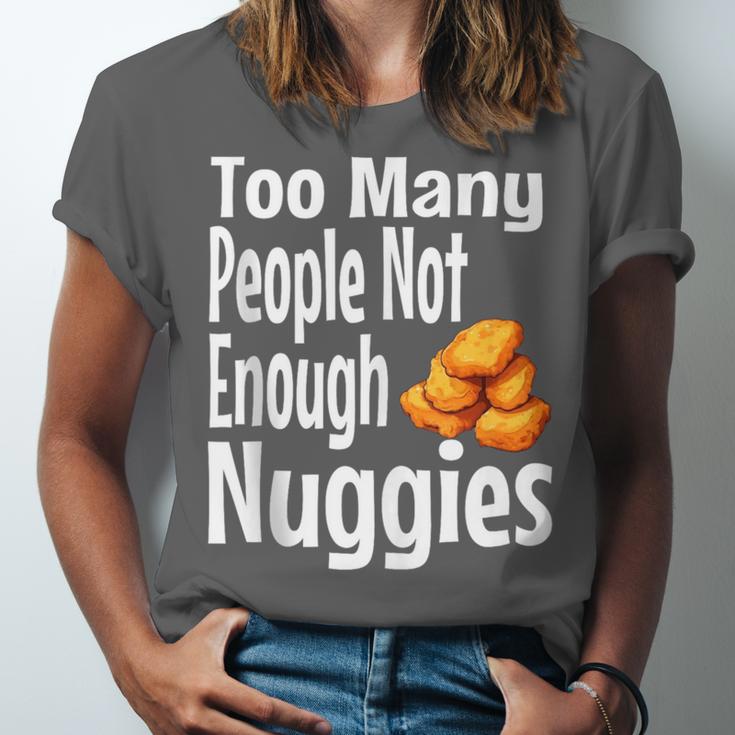 Chicken Nugget Saying Introvert Nuggie Foodie Food Unisex Jersey T-Shirt Chicken Nugget Saying Introvert Nuggie Foodie Food Unisex Jersey T-Shirt