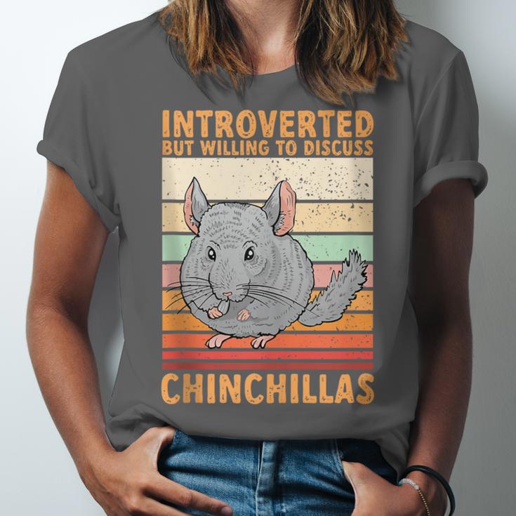 Chinchilla Owner Introvert Chinchilla Unisex Jersey T-Shirt Chinchilla Owner Introvert Chinchilla Unisex Jersey T-Shirt