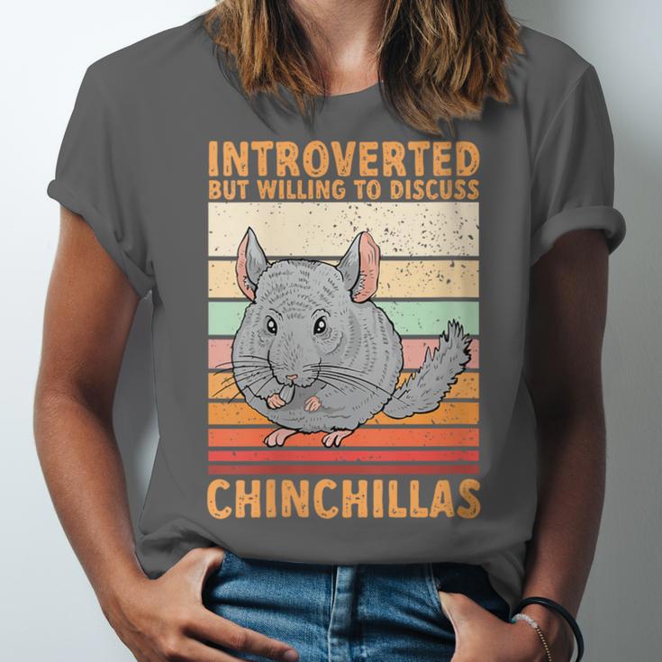 Chinchilla Owner Introvert Chinchilla Unisex Jersey T-Shirt