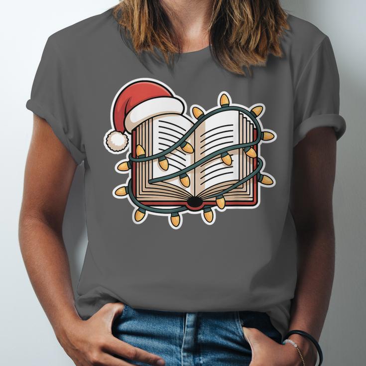 Christmas Book Festive Holiday Xmas Unisex Jersey T-Shirt Christmas Book Festive Holiday Xmas Unisex Jersey T-Shirt
