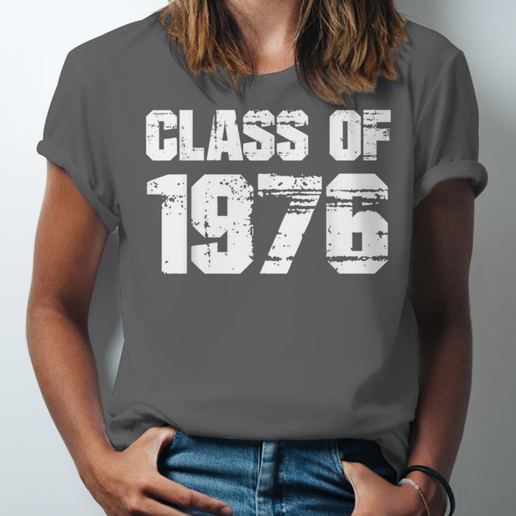 Class Of 1976 High School College Graduation Reunion T-Shirt Unisex Jersey T-Shirt