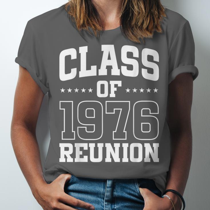 Class Of 1976 Reunion 50 Years Alumni Graduation High School Unisex Jersey T-Shirt
