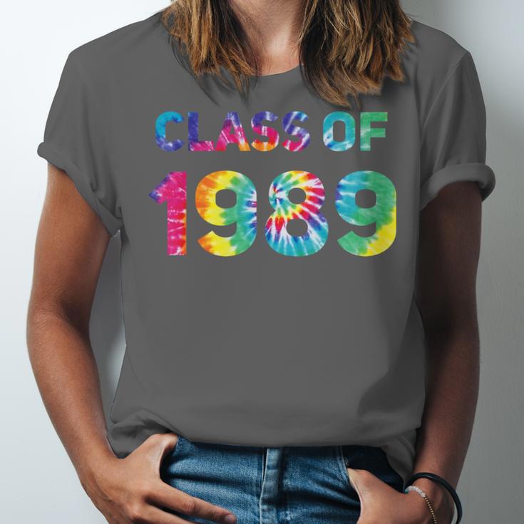Class Of 1989 School Reunion College Highschool Graduation Unisex Jersey T-Shirt