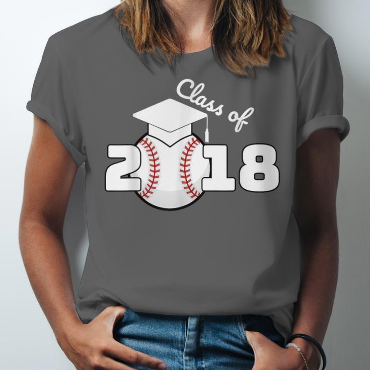 Class Of 2018 Baseball Senior Graduation Shirt Grad Unisex Jersey T-Shirt