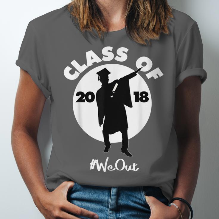 Class Of 2018 Dabbing Graduations Shirt-High School Grad Tee Unisex Jersey T-Shirt