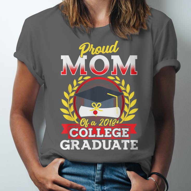Class Of 2018 Graduation Tshirt For Mom Of Graduate Unisex Jersey T-Shirt