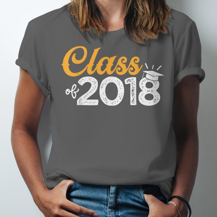 Class Of 2018 GraduationShirt Senior Boys Girls Men Women Unisex Jersey T-Shirt